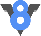 V8 logo